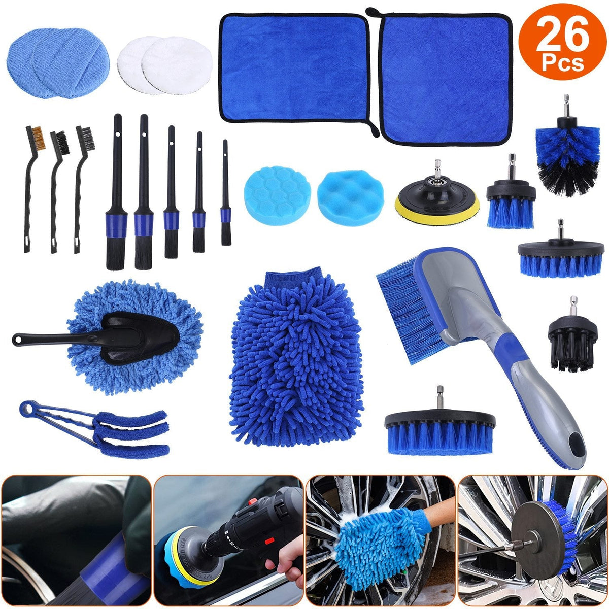 26Pcs Ultimate Detailing Kit
