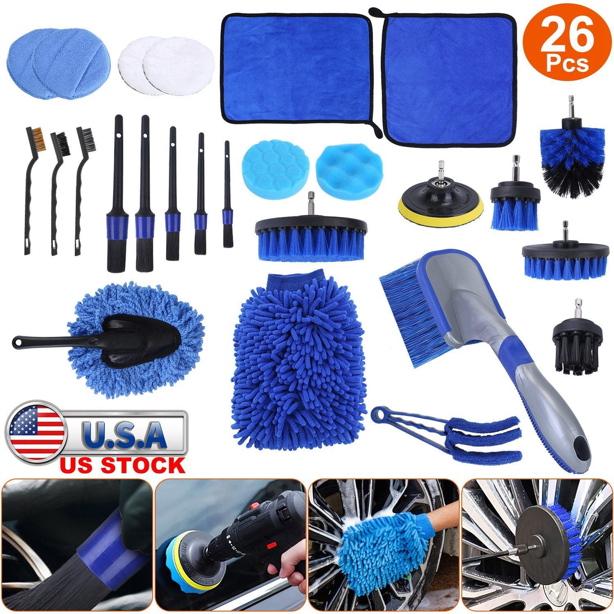 26Pcs Ultimate Detailing Kit