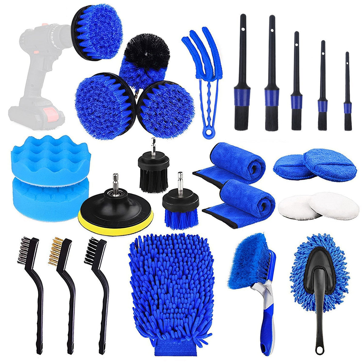 26Pcs Ultimate Detailing Kit